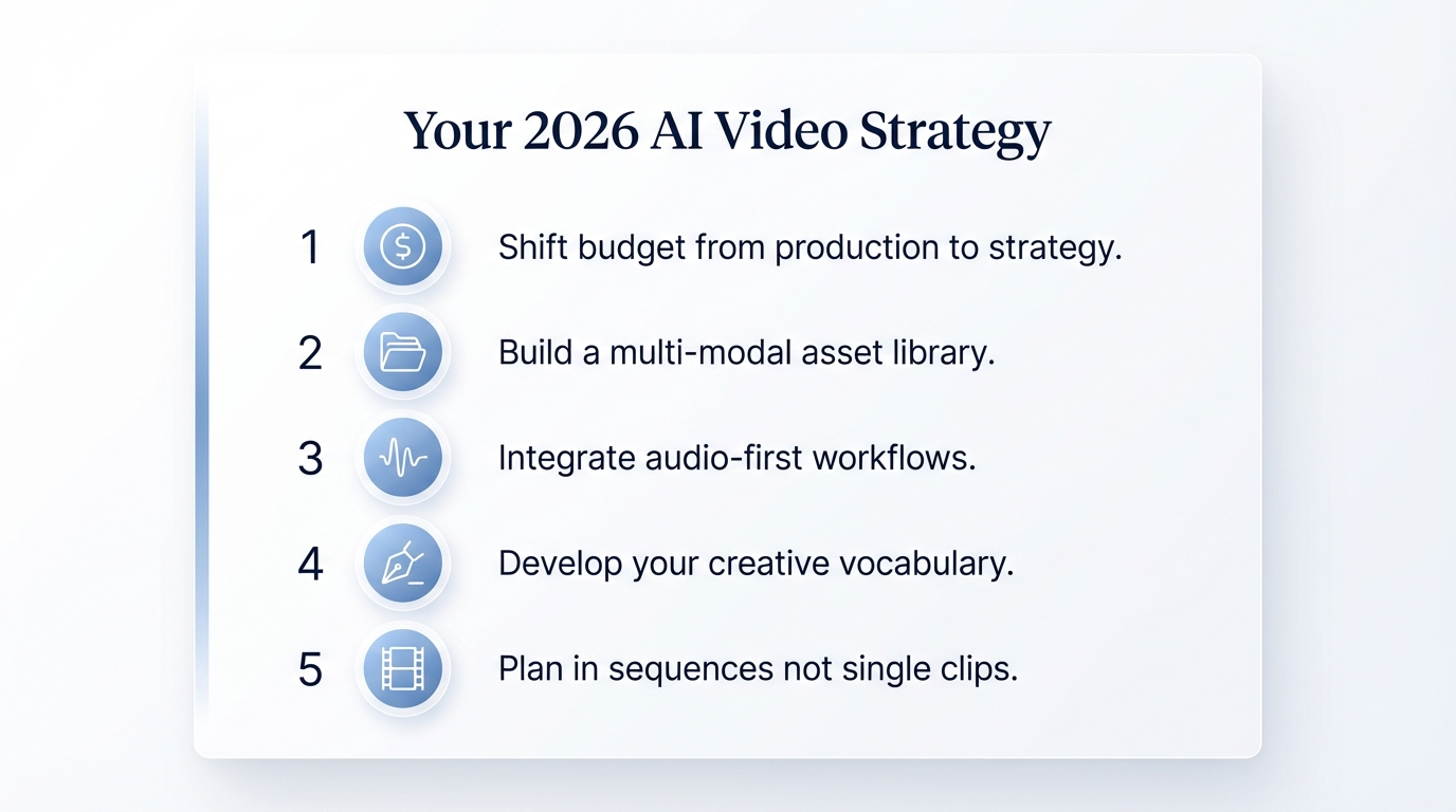 Five-step AI video strategy roadmap for creators in 2026